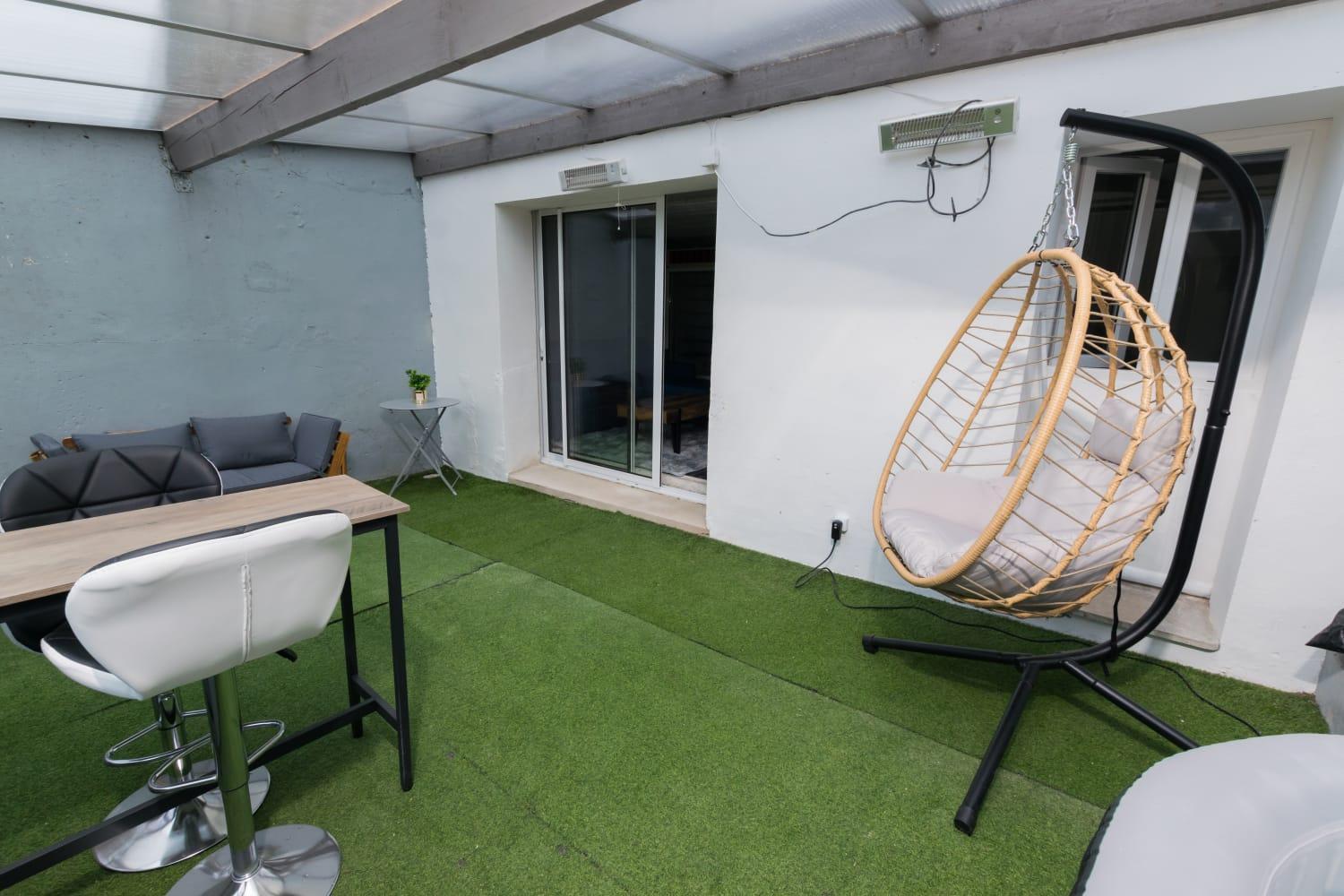Spa Hyper Centre Jardin Appartement Boulogne-sur-Mer Buitenkant foto
